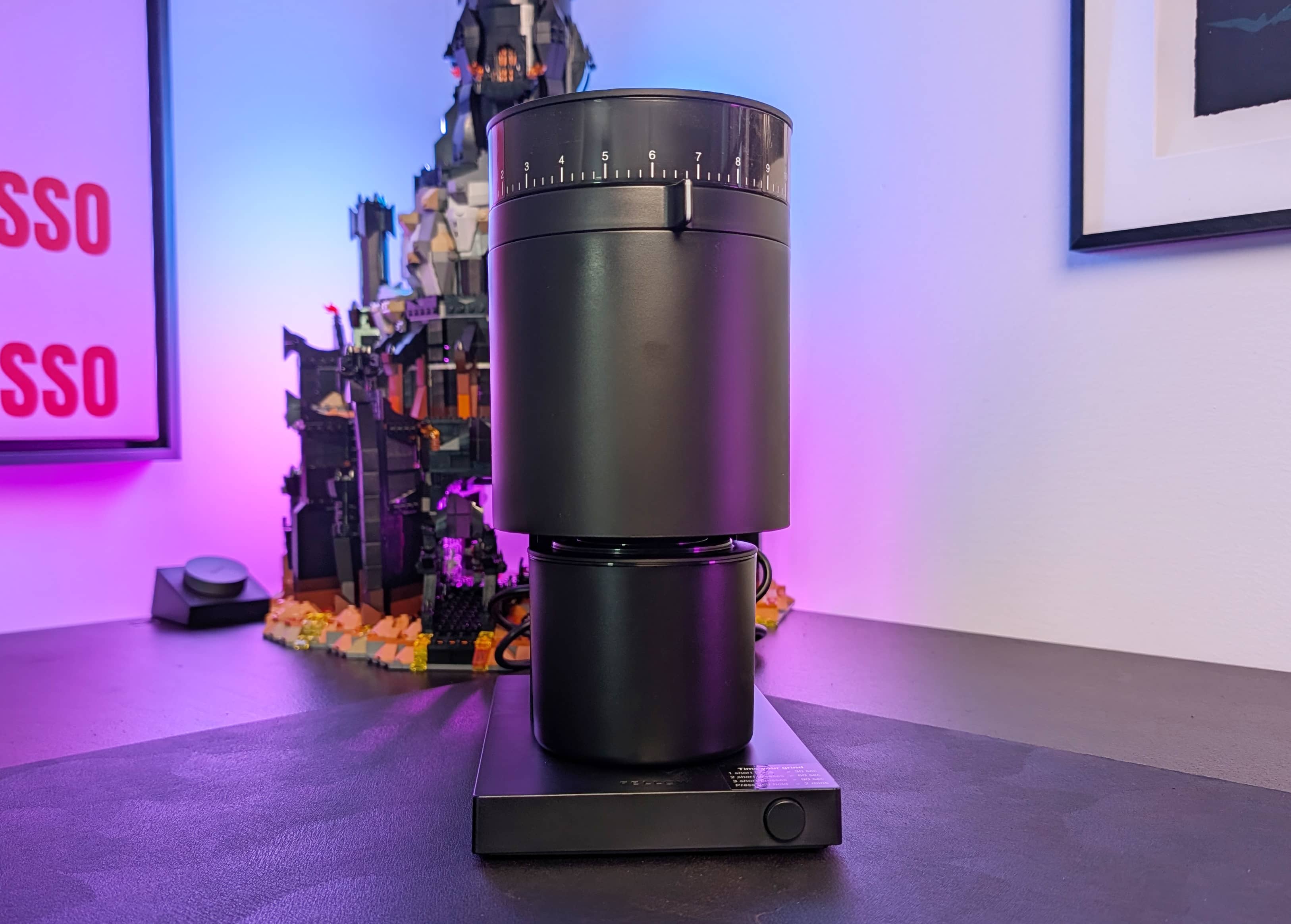 Product shot of the Fellow Opus coffee grinder
